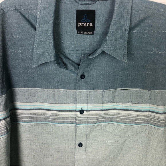 Men’s Prana Button Front Casual Shirt Sz XL - Picture 2 of 4